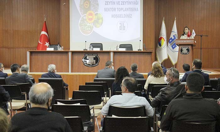 AYDIN'DA ZEYTİN VE ZEYTİNYAĞI SEKTÖR TOPLANTISI GERÇEKLEŞTİRİLDİ AYDIN TİCARET BORSASI BAŞKANI ÇONDUR, "ZEYTİNYAĞI LİSANSLI DEPOCULUK PROJESİ İÇİN İLK ADIM ATILDI"