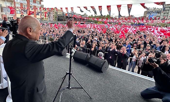 MHP GENEL BAŞKANI BAHÇELİ: "ASKERLERİMİZİ ŞEHİT EDENLER, KILIÇDAROĞLU'NUN YANINDADIR" "CHP VE İYİ PARTİ YÖNETİMİ PKK'YLA SADECE İTTİFAK HALİNDE DEĞİL, BU BÖLÜCÜ VE CANİ ÖRGÜTÜN YEDEĞİ HALİNE GELMİŞLERDİR" "14 MAYIS'TA TÜRKİYE YÜZYILI'NIN İLK ADIMINI ATACAĞIZ"