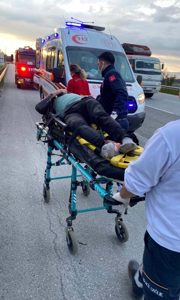 AYDIN'DA TRAFİK KAZASI: 2 YARALI