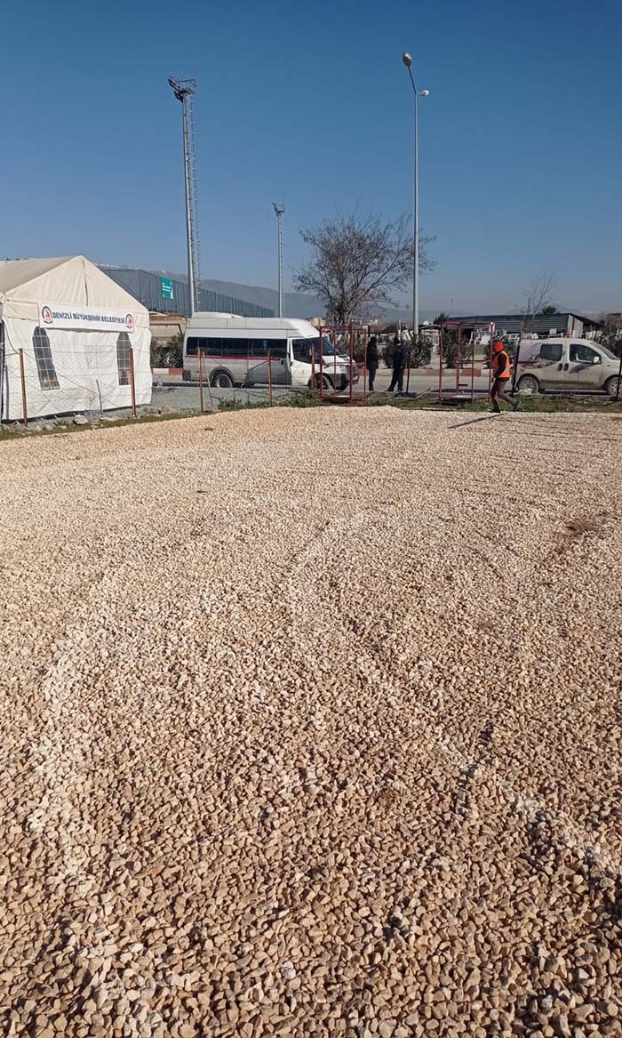 HATAY'DA 'BOZDOĞAN KIL ÇADIR KENTİ' KURULUYOR DEPREM BÖLGESİNDE AYDIN'DAN 449 PERSONEL GÖREV YAPIYOR