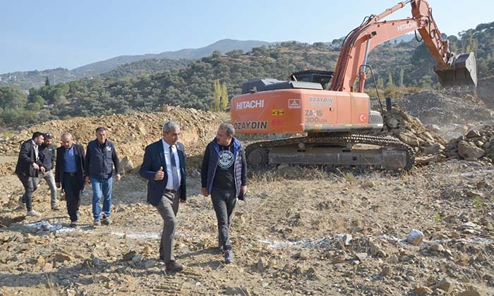 KOÇARLI'DA 79 KONUTLUK TOKİ İNŞAATI BAŞLADI