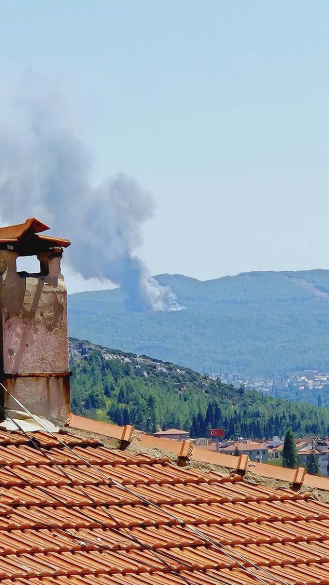 MUĞLA'DA EŞ ZAMANLI ORMAN YANGINI