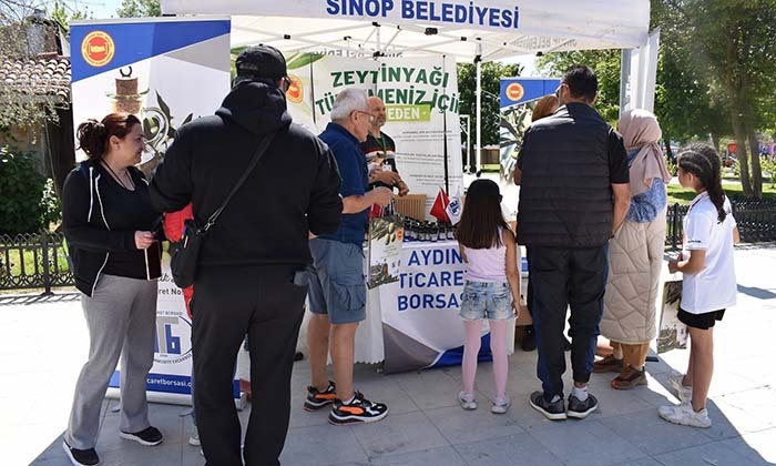 AYDIN MEMECİK ZEYTİNYAĞI SİNOP'TA TANITILDI