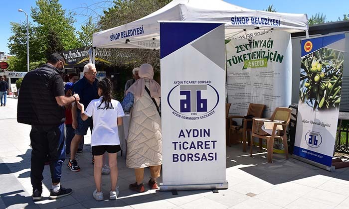 AYDIN MEMECİK ZEYTİNYAĞI SİNOP'TA TANITILDI