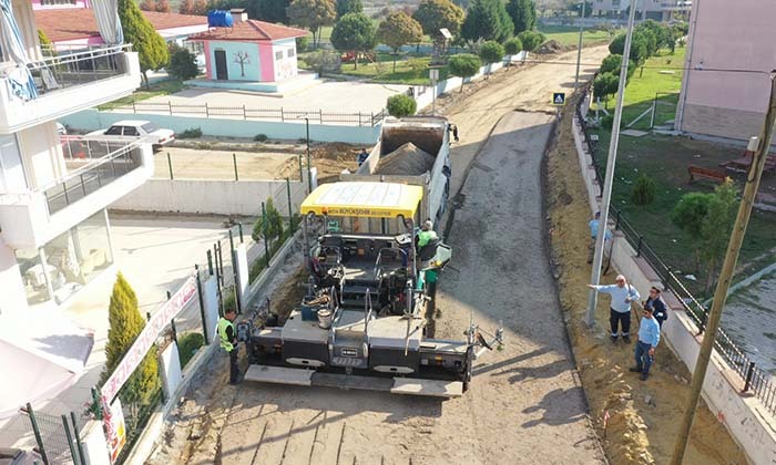 AYDIN BÜYÜKŞEHİR BELEDİYESİ YOL YAPIM ÇALIŞMALARINI SÜRDÜRÜYOR