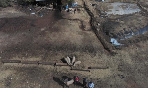 KAYBOLAN KOYUNLAR DRONE İLE BULUNDU