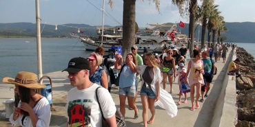 MUĞLA 10 AYDA 1 MİLYON 73 BİN TURİST AĞIRLADI YILLIK 3 MİLYON 300 BİN YABANCI TURİSTİ AĞIRLAYAN MUĞLA, 10 AYDA PANDEMİ DÖNEMİNİN EN YÜKSEK TURİST RAKAMI OLAN 1 MİLYON 73 BİN RAKAMINA ULAŞTI.