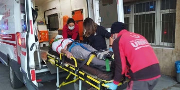 AYDIN'DA İNŞAAT İSKELESİ ÇÖKTÜ: 2 YARALI