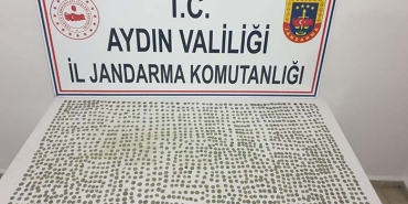 AYDIN'DA TARİHİ ESER OPERASYONU: BİN 642 ADET BRONZ SİKKE ELE GEÇİRİLDİ