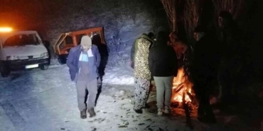 Aydının Yüksek Kesi̇mleri̇nde Bi̇r Grup Vatandaş Karda Mahsur Kaldı