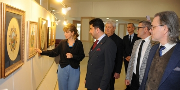 KEYF-İ AHŞAP VE TEZHİP SERGİSİ AKM'DE SANATSEVERLERİ BEKLİYOR