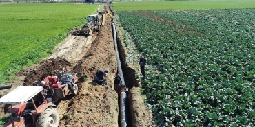 ÇİNE OVASINDA 66 BİN 800 DEKAR ARAZİ SUYLA BULUŞACAK