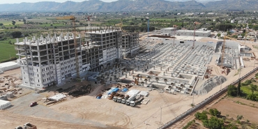 DEV SAĞLIK KOMPLEKSİNİN YÜZDE 39'U TAMAMLANDI