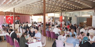 AYDIN'DA GAZİLER YEMEKTE BİR ARAYA GELDİ