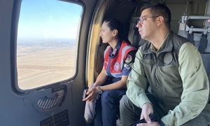 AYDIN'DA HELİKOPTER DESTEKLİ 'KAÇAK AVCILIK' DENETİMİ GERÇEKLEŞTİRİLDİ SAHADA 157 AVCI DENETLENDİ