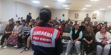 JANDARMA ÇİNELİ VATANDAŞLARI BİLGİLENDİRDİ