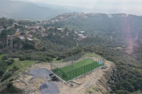 ÇİNE'DE 3 MAHALLE YENİ HALI SAHAYA KAVUŞTU