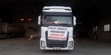 ANTEPLİ DEPREMZEDE HAYVANCILARA AYDIN'DAN 20 TON YEM DESTEĞİ
