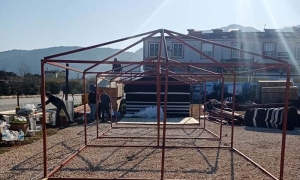 HATAY'DA 'BOZDOĞAN KIL ÇADIR KENTİ' KURULUYOR DEPREM BÖLGESİNDE AYDIN'DAN 449 PERSONEL GÖREV YAPIYOR