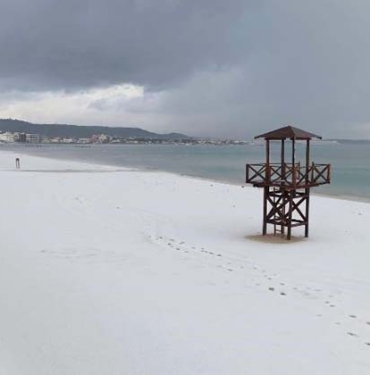 KAR YAĞMADI AMA ÇEŞME BEYAZA BÜRÜNDÜ