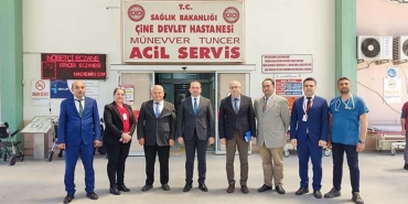 AYDIN İL SAĞLIK MÜDÜRÜ ŞENKUL, ÇİNE'DEKİ SAĞLIK ÇALIŞMALARINI İNCELEDİ