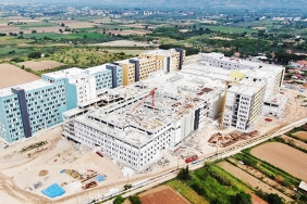TÜRKİYE'NİN 21. ŞEHİR HASTANESİ AYDIN'DA YÜKSELMEYE DEVAM EDİYOR