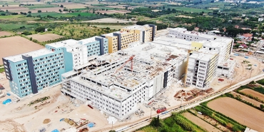 TÜRKİYE'NİN 21. ŞEHİR HASTANESİ AYDIN'DA YÜKSELMEYE DEVAM EDİYOR