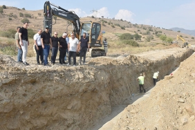 ÇİNE'DE SULAMA BORULARI YER ALTINA İNDİ