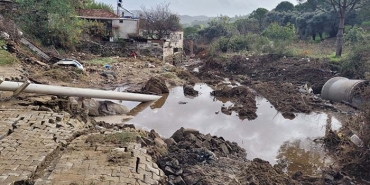 YAŞANAN SEL FELAKETİ SONRASI BÖLGEDE HASAR TESPİT ÇALIŞMALARI SÜRÜYOR