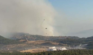 BOZDOĞAN YANGININA 8 HELİKOPTER VE 7 UÇAK HAVADAN DESTEK VERİYOR HAVA ARAÇLARININ ÇALIŞMASI HELİKOPTERDEN GÖRÜNTÜLENDİ