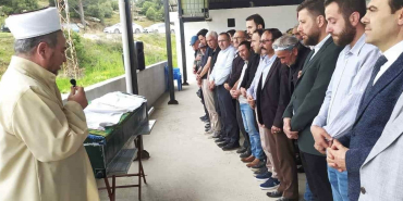 KAZADA HAYATINI KAYBEDEN İMAM SON YOLCULUĞUNA UĞURLANDI