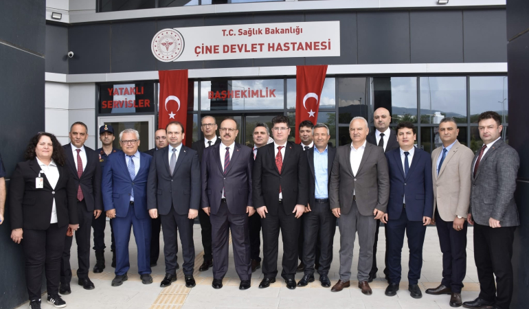 Vali Canbolat, Çine Devlet Hastanesi yeni hizmet binasında incelemelerde bulundu