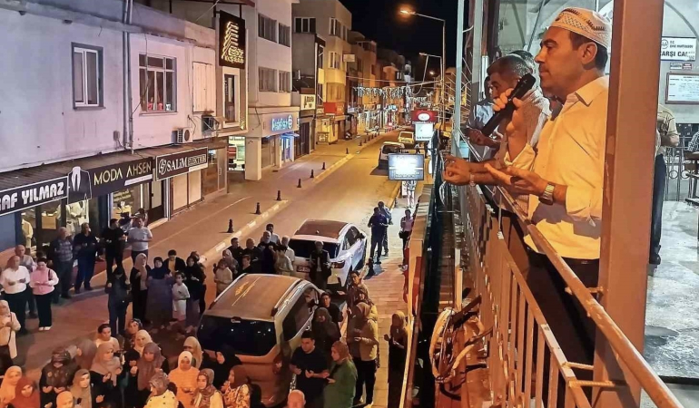 Çine’de hac yolcuları dualarla uğurlandı