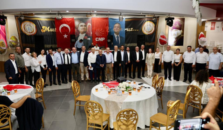 CHP Çine’de Şahin yeniden başkan seçildi
