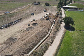 ÇİNE'DE 38 BİN DEKAR ARAZİ MODERN SİSTEME KAVUŞACAK BİNLERCE DEKAR ARAZİYE VERİM GETİRECEK PROJE SÜRÜYOR