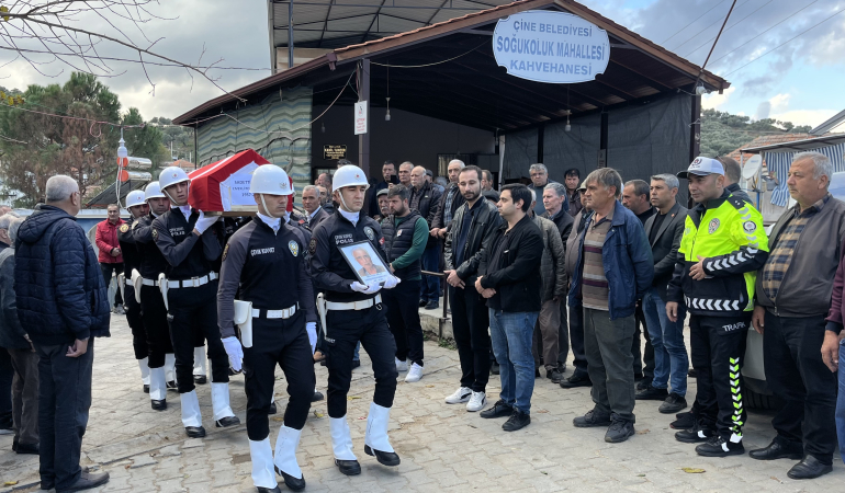 Emekli polis memuru son yolculuğuna uğurlandı