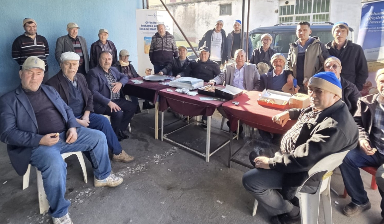 İş Bankası Çine Şubesi, Akçaova Mahallesi’nde çiftçilerle buluştu