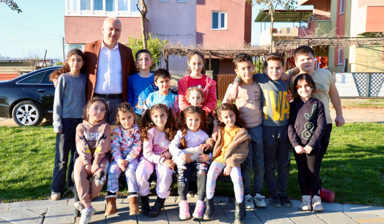 Başkan Kıvrak çocuklara verdiği park sözünü tuttu